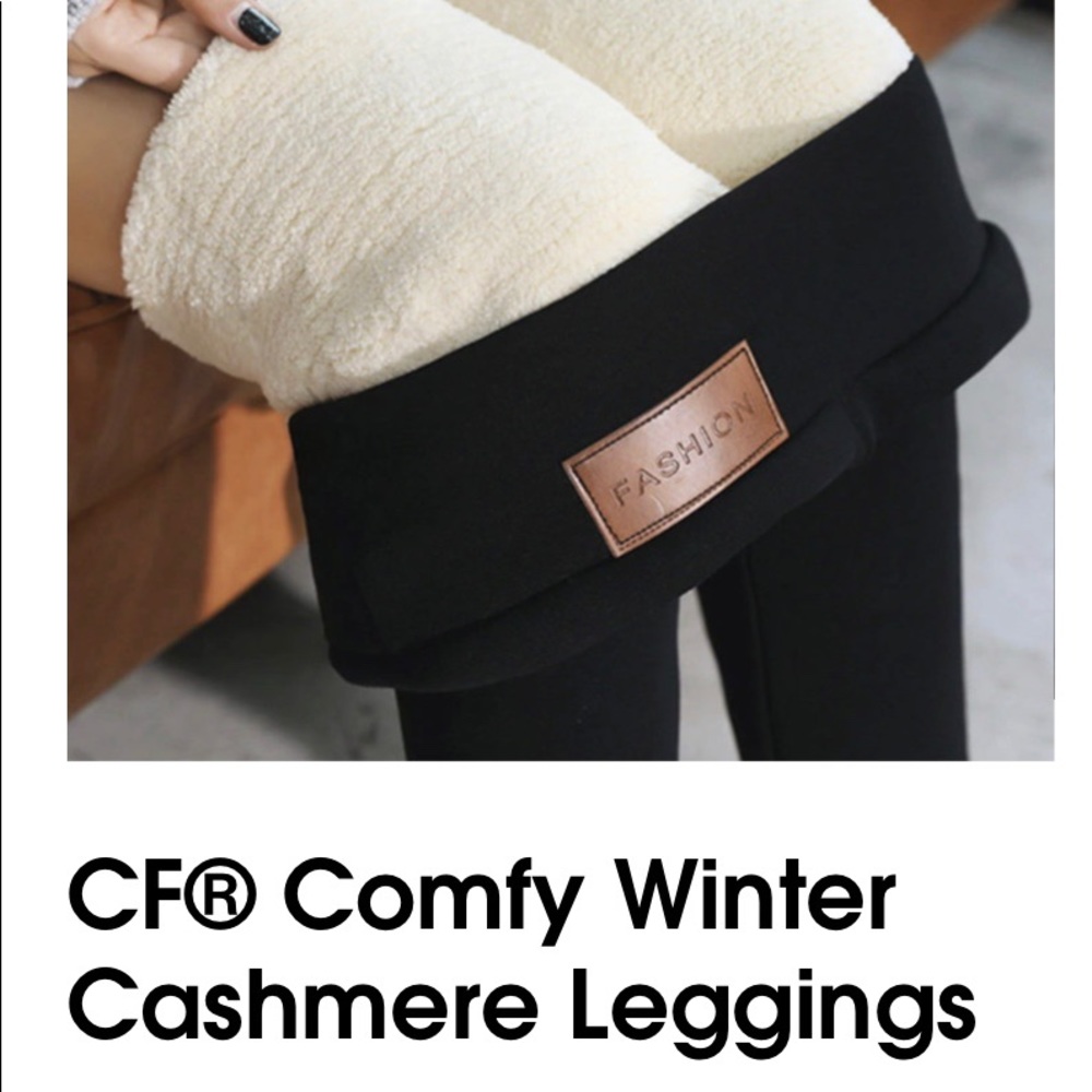 Winter tight and warm cashmere pants